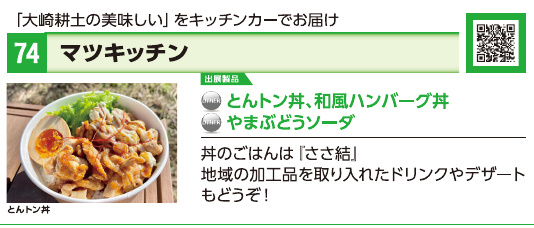 ブース74 マツキッチンの展示内容・写真(パンフレット掲載)